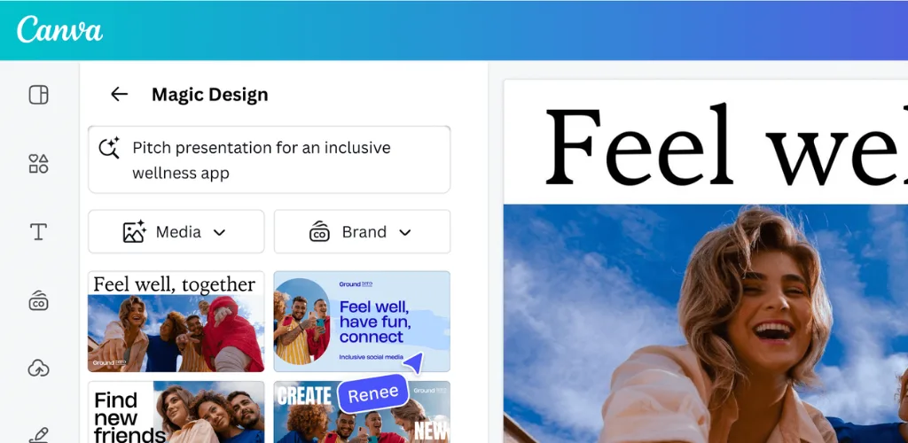 Canva Magic Design Screen Short