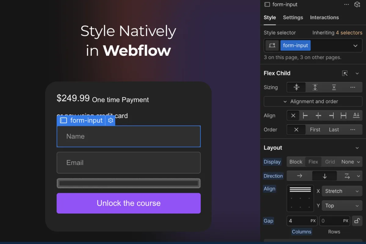 How to Set Up Payment Gateways in Webflow (Step-by-Step for Beginners)