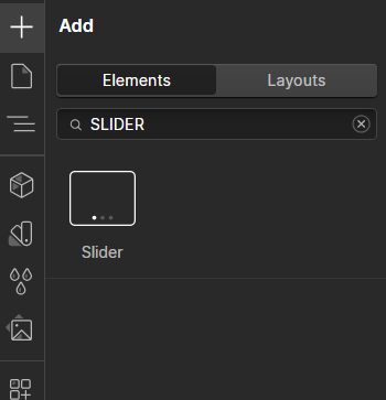 Webflow - Slider Element