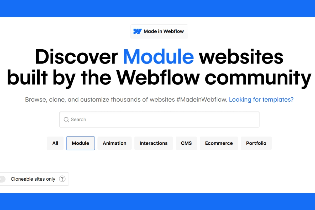 Webflow Modules for Beginners: Complete Guide with Examples